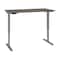 Bestar Universel 30“ x 60“ Standing Desk, Bark Grey 65839-47 - alternate 1
